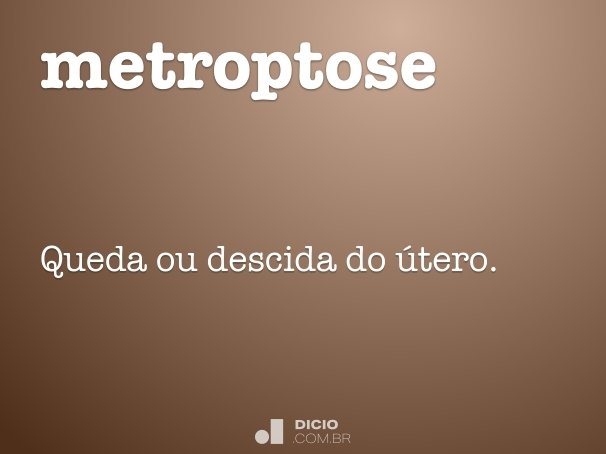 metroptose