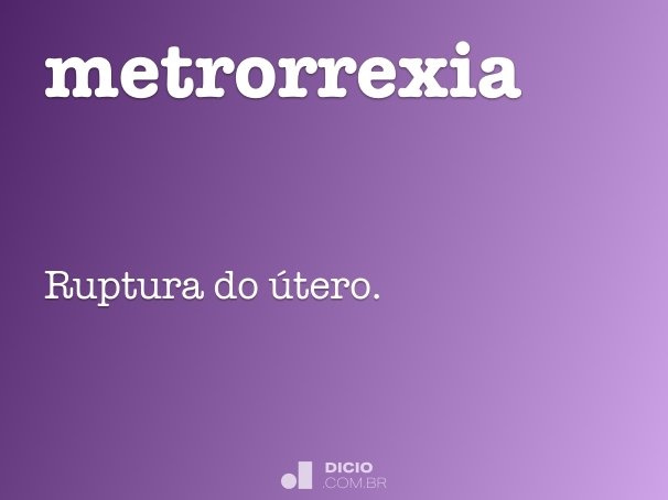 metrorrexia
