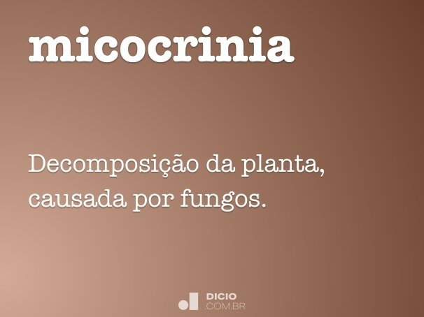 micocrinia
