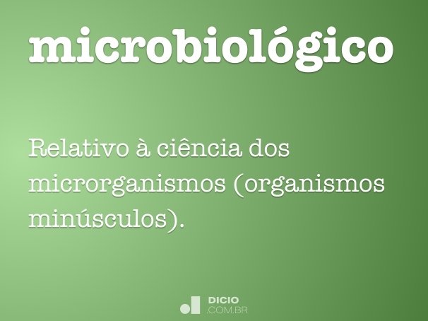 microbiológico