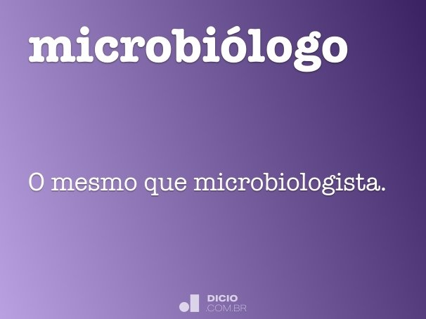 microbiólogo