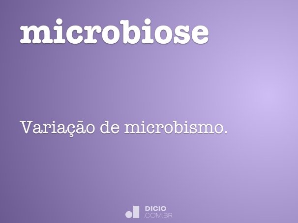 microbiose