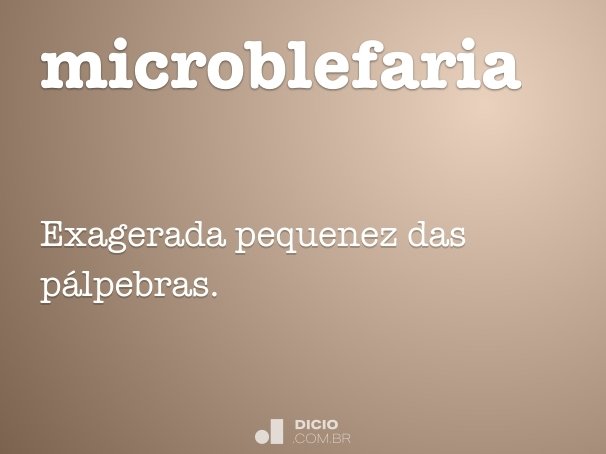 microblefaria