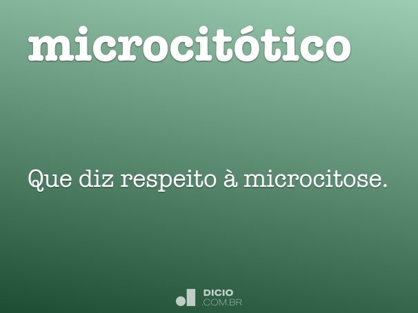 microcitótico
