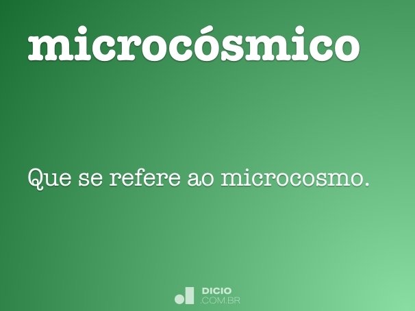 microcósmico