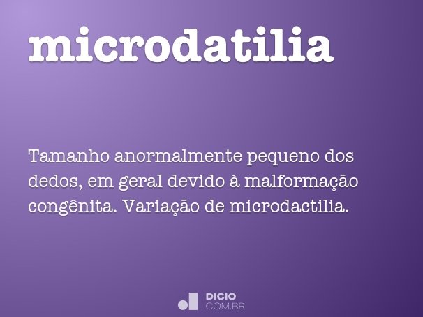 microdatilia