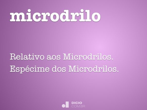 microdrilo