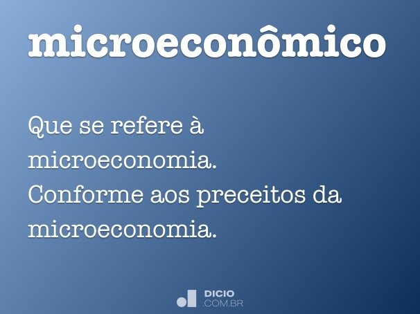 microeconômico