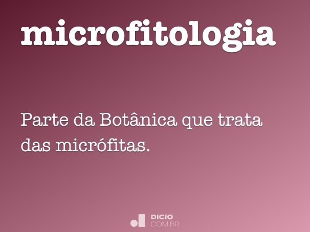 microfitologia