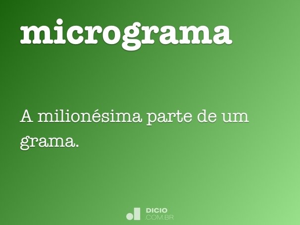 micrograma