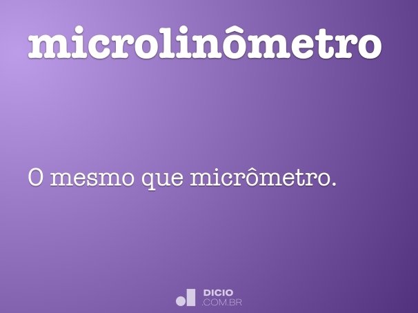 microlinômetro