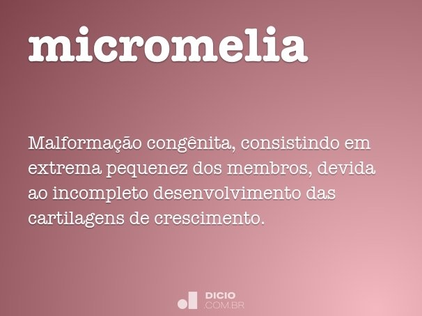 micromelia