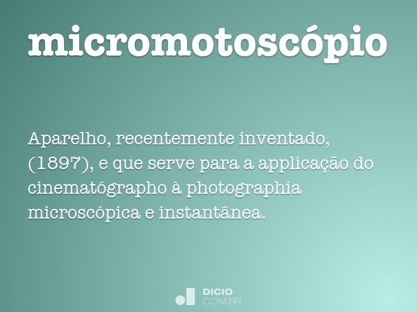 micromotoscópio