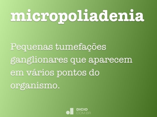 micropoliadenia