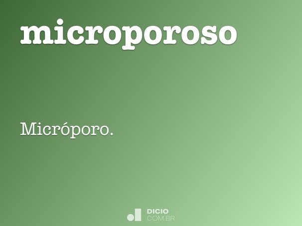 microporoso