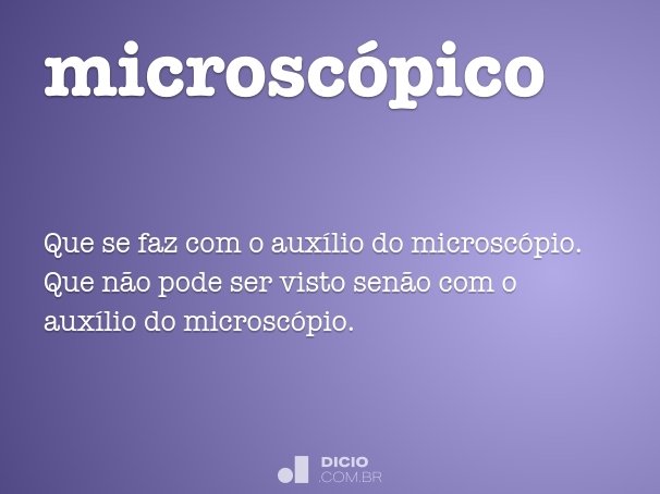 microscópico