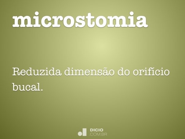 microstomia