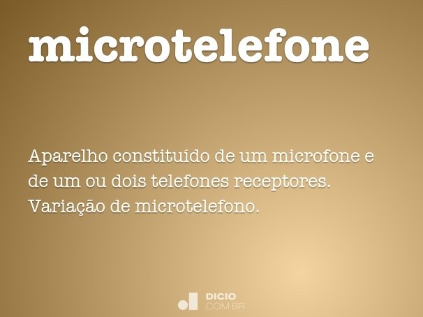 microtelefone