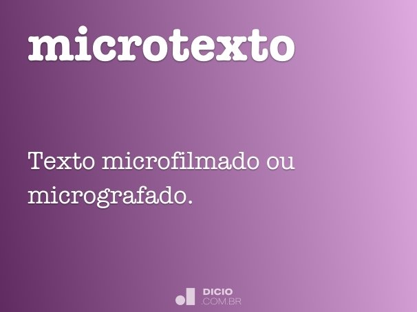 microtexto