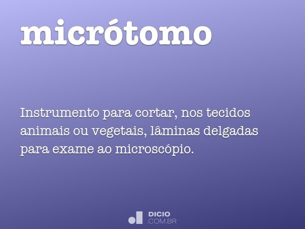 micrótomo