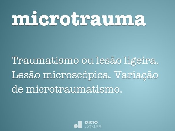 microtrauma