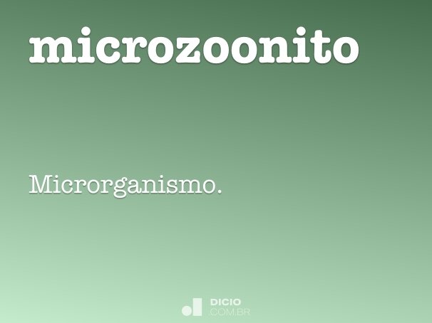 microzoonito