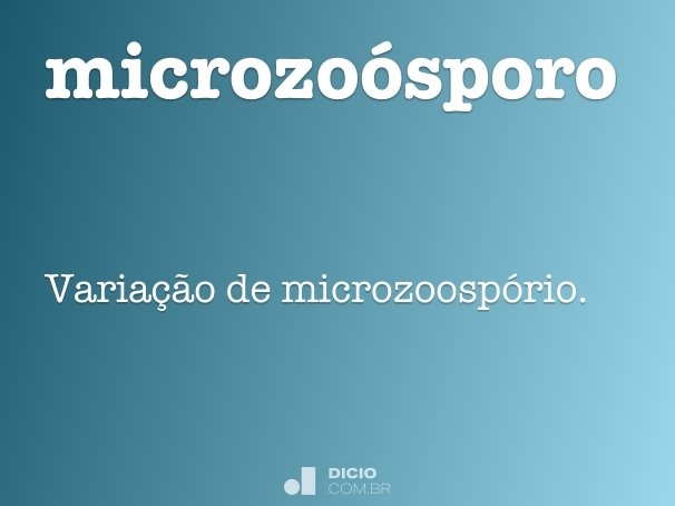 microzoósporo