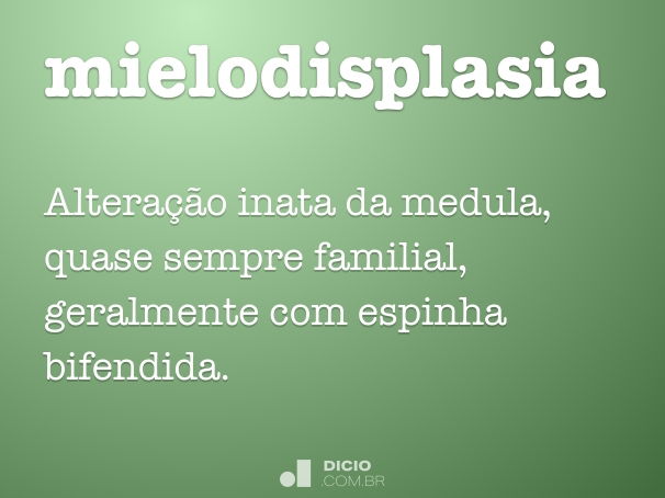 mielodisplasia