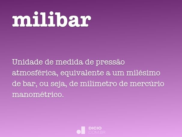milibar
