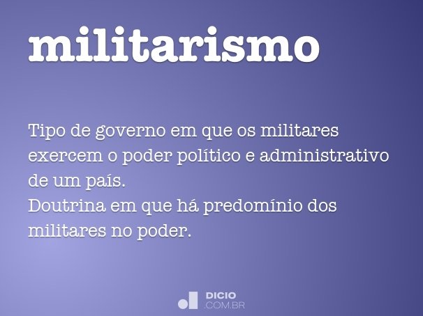 militarismo