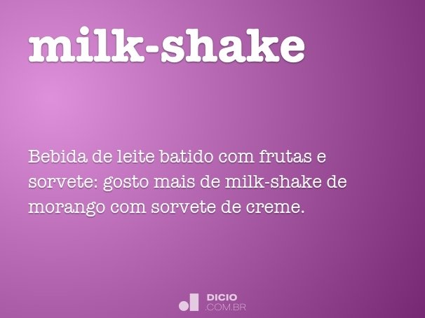 milk-shake