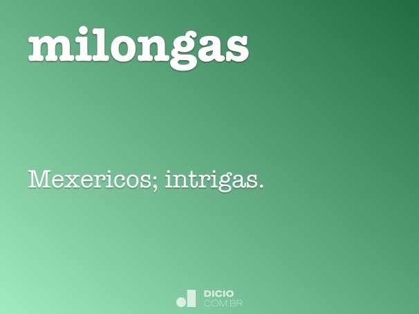 milongas