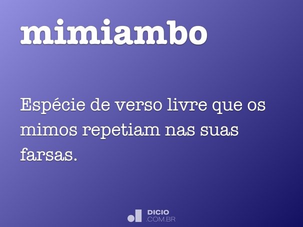 mimiambo