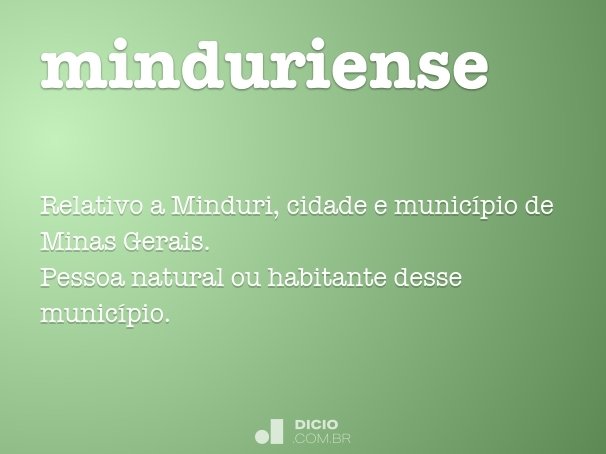 minduriense