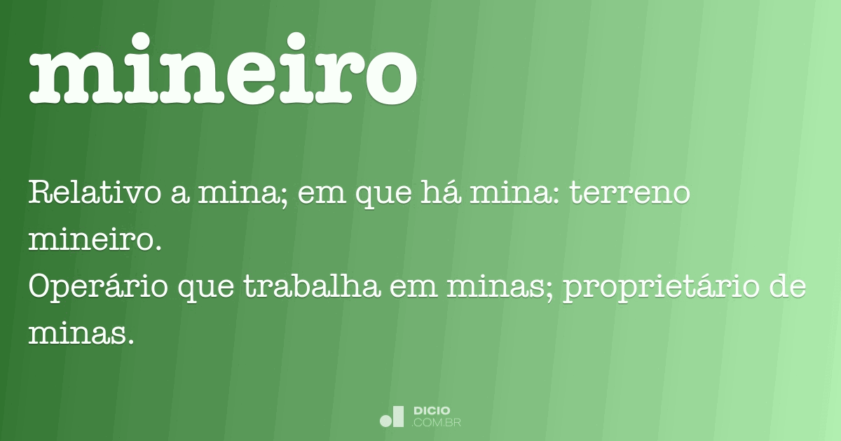 Minas Gerais linguagem  Vocabulário, Palavras, Dicionário