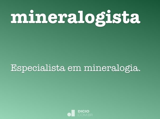 mineralogista
