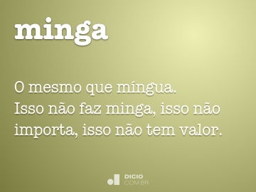 Minguado - Dicio, Dicionário Online de Português