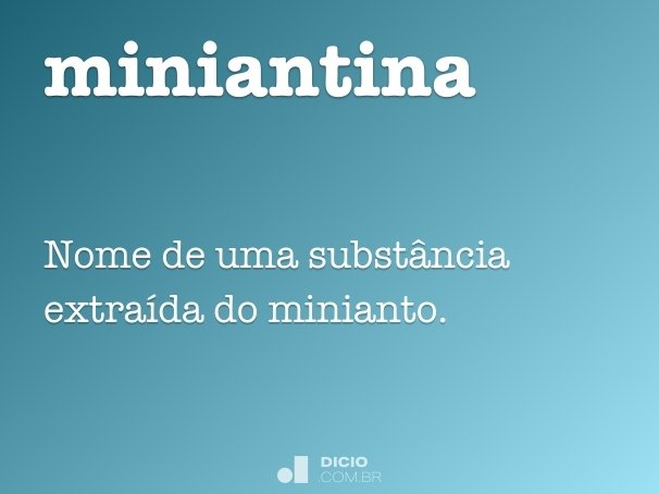 miniantina