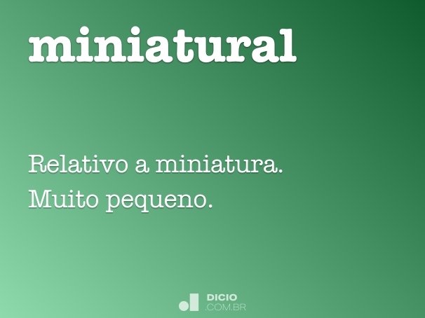 miniatural