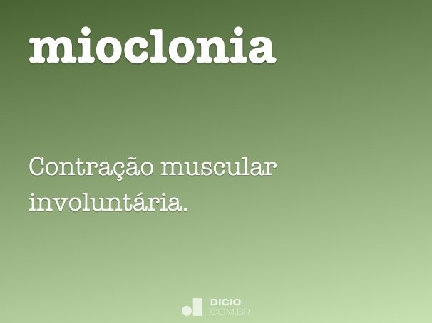 mioclonia