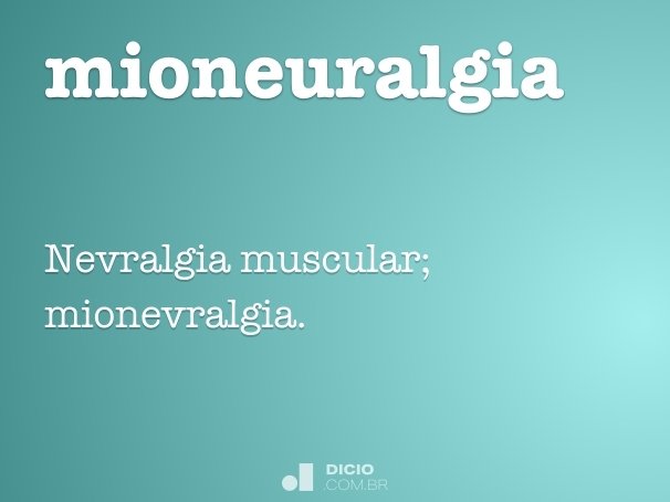 mioneuralgia