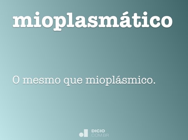 mioplasmático