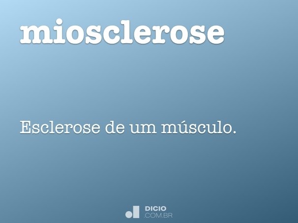 miosclerose