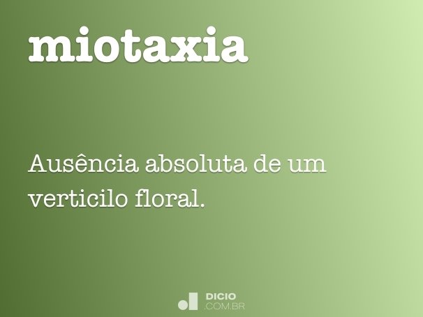 miotaxia
