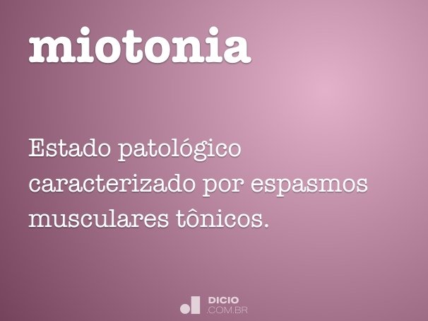 miotonia