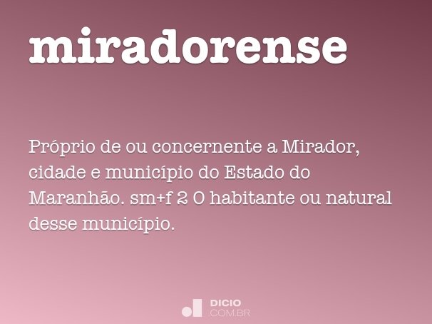 miradorense