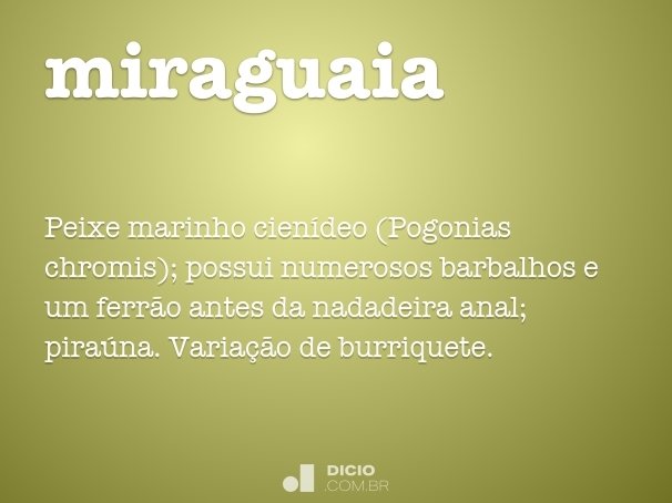 miraguaia