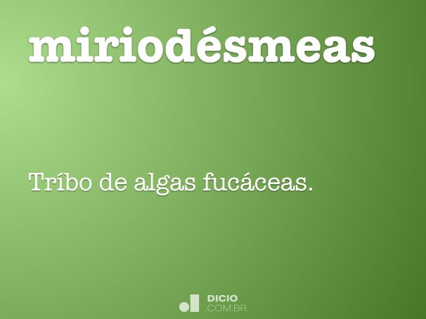 miriodésmeas