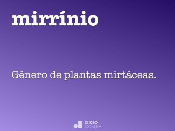 mirrínio