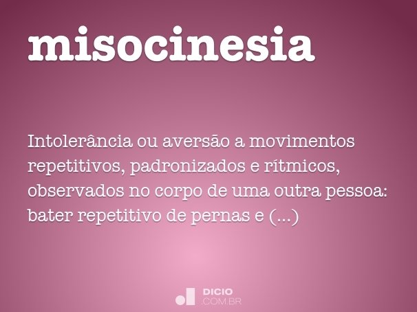 misocinesia